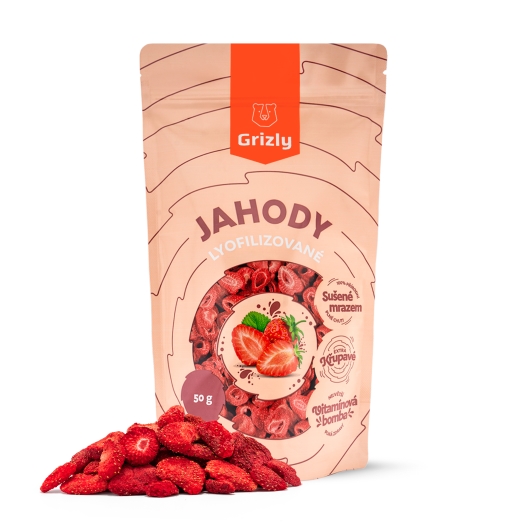 Jahody lyofilizované